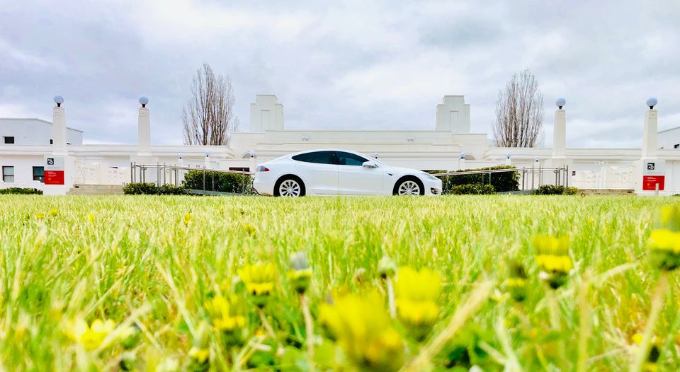 Tesla Model S in Canberra.