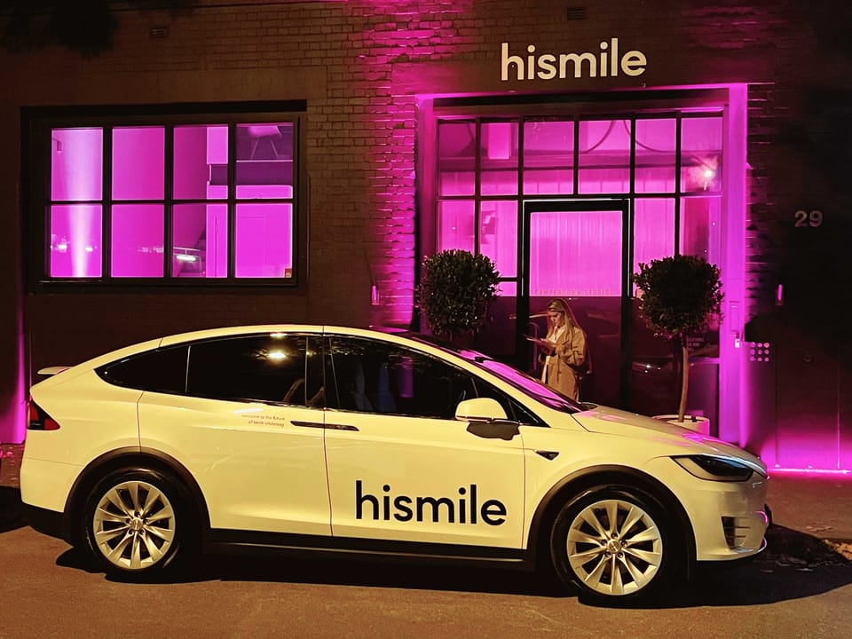 hismile product launch.